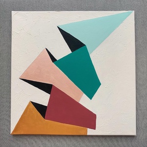 Geometria - akril festmény  - Meska.hu