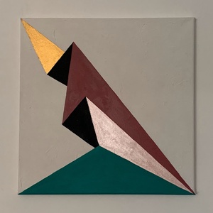 Geometria - akril festmény  - művészet - festmény - akril - Meska.hu