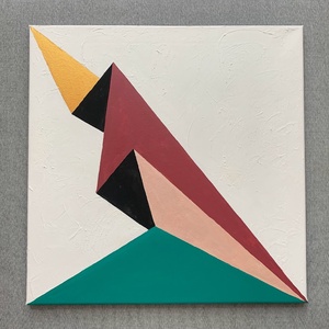 Geometria - akril festmény  - művészet - festmény - akril - Meska.hu