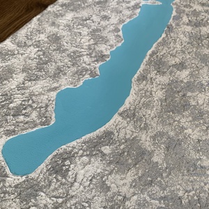 Balaton akril festmény - művészet - festmény - akril - Meska.hu
