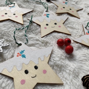 Csillag karácsonyfadísz - karácsony - karácsonyi lakásdekoráció - karácsonyfadíszek - Meska.hu