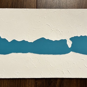 Balaton akril festmény - művészet - festmény - akril - Meska.hu