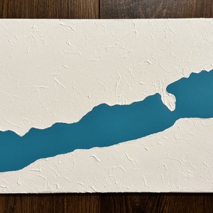 Balaton akril festmény, Művészet, Festmény, Akril, Festészet, MESKA