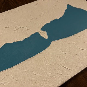 Balaton akril festmény - művészet - festmény - akril - Meska.hu