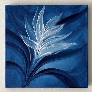 Modern botanikai stílusú festmény - Meska.hu