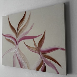 Modern, botanikai stílusú festmény - művészet - festmény - akril - Meska.hu