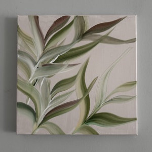 Absztrakt botanikai festmény - művészet - festmény - akril - Meska.hu