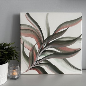 Absztrakt botanikai festmény - művészet - festmény - akril - Meska.hu