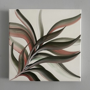 Absztrakt botanikai festmény - művészet - festmény - akril - Meska.hu