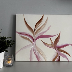 Modern, botanikai stílusú festmény - művészet - festmény - akril - Meska.hu