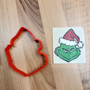 Grinch sütikiszúró - otthon & életmód - konyhafelszerelés, tálalás - sütés, főzés - sütikiszúró - Meska.hu