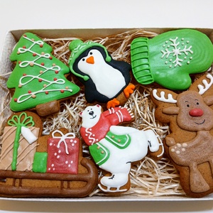 Mézeskalács Box - Téli Édes Kaland, Karácsony, Mikulás, Mikulás beltéri dekoráció, Mézeskalácssütés, MESKA