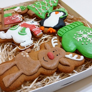 Mézeskalács Box - Téli Édes Kaland - karácsony - mikulás - mikulás beltéri dekoráció - Meska.hu