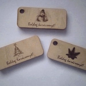 Karácsonyi ajándékkísérő kártya - otthon & életmód - papír, írószer - ajándékozás kellékei - ajándékkísérő - Meska.hu