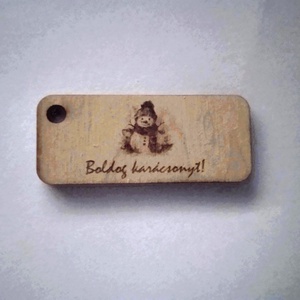 Karácsonyi ajándékkísérő kártya - otthon & életmód - papír, írószer - ajándékozás kellékei - ajándékkísérő - Meska.hu