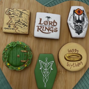 Lord of the rings, A Gyűrűk Ura mézeskalács szett, Otthon & Életmód, Dekoráció, Dísztárgy, Festészet, Mézeskalácssütés, MESKA