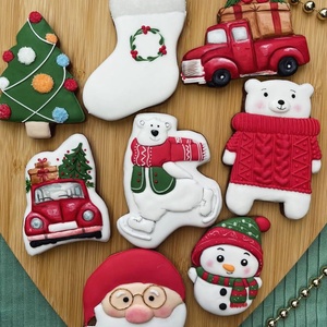 Karácsonyi mézeskalács szett, Otthon & Életmód, Dekoráció, Dísztárgy, Festészet, Mézeskalácssütés, MESKA