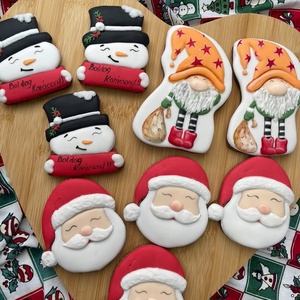 Karácsonyi mézeskalács szett, Otthon & Életmód, Dekoráció, Dísztárgy, Festészet, Mézeskalácssütés, MESKA