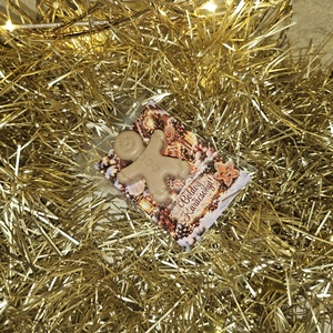 1 db 100% szójaviasz mézike figura+1 db tasak+ 1db üdvözlőkártya - karácsony - adventi díszek - adventi gyertyadíszek és koszorúdíszek - Meska.hu