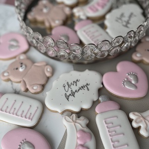 Babaváró mézeskalács szett - élelmiszer - édesség - mézeskalács - Meska.hu