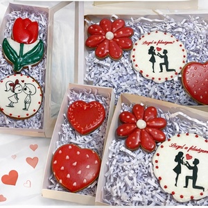 Valentin mézeskalács - élelmiszer - édesség - mézeskalács - Meska.hu