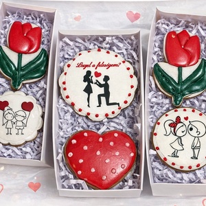 Valentin mézeskalács - élelmiszer - édesség - mézeskalács - Meska.hu