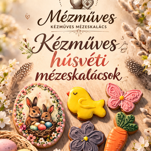 Kézműves húsvéti mézeskalács, Élelmiszer, Édesség, Mézeskalács, , MESKA