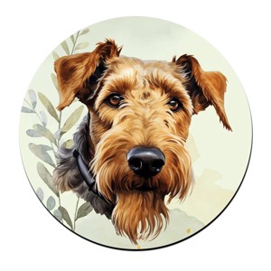 Airedale terrier portré mintás bögre alátét, , , MESKA