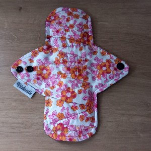 Narancs virág mosható betét 22cm, Szépségápolás, Intim higiénia, Intimbetét, , MESKA