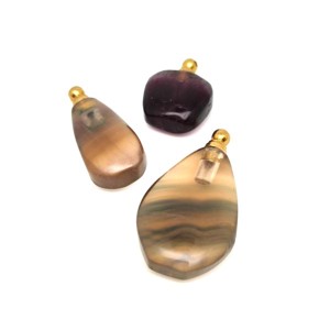 Parfümtartó fluorit vegyes forma 15-30mm, Kellékek & szerszámok, Ásvány alapanyag, , MESKA