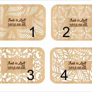 Pénzgyűjtő doboz � egyedi névvel, vintage design - esküvő - nászajándék - esküvői pénzátadó doboz - Meska.hu