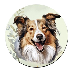 Shetlandi juhászkutya portré mintás bögre alátét, , , MESKA