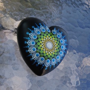 Szív mandala - otthon & életmód - dekoráció - spiritualitás - mandala - Meska.hu