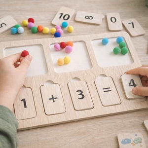 Montessori matematikai számoló- és műveleti tábla 1�20-ig - játék & sport - készségfejlesztő és logikai játék - oktató játékok - Meska.hu