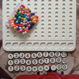 Montessori számoló- és matematikai tábla gyerekeknek � összeadás, kivonás, számfogalom játékosan   - baba - mama - baba játékok - waldorf játékok - Meska.hu