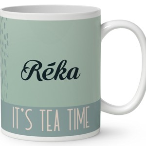 Kérd a neveddel - Tea idő - Malacka mintás bögre - otthon & életmód - konyhafelszerelés, tálalás - tálalás - bögre & csésze - Meska.hu