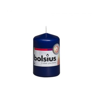 Bolsius gyertya kék - kellékek & szerszámok - dekorációs kellékek - dekorációs gyertya - Meska.hu