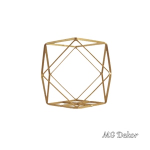 Esküvői asztaldísz 8x8z (arany színű) - esküvő - dekoráció - asztaldísz - Meska.hu