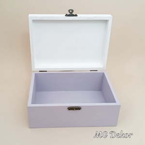 Díszdoboz nyugdíjba vonulásra - Pillangós lila  - otthon & életmód - dekoráció - asztal és polc dekoráció - díszdoboz - Meska.hu