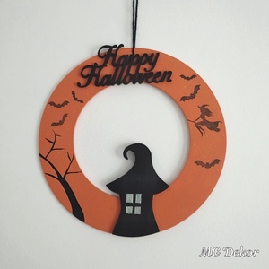 Halloweeni ajtódísz, Otthon & Életmód, Dekoráció, Halloween, Halloweeni ajtódíszek és ablakdíszek, , MESKA