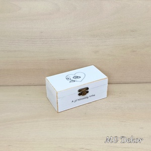 Jó házasság titka nászajándék - szív arany színű - esküvő - emlék & ajándék - nászajándék - esküvői pénzátadó doboz - Meska.hu