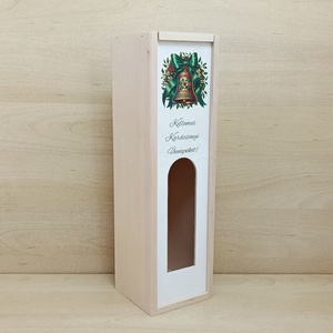 Karácsonyi bortartó - egyedi ajándék nőknek, férfiaknak zöld - otthon & életmód - konyhafelszerelés, tálalás - tálalás - bortartó - Meska.hu