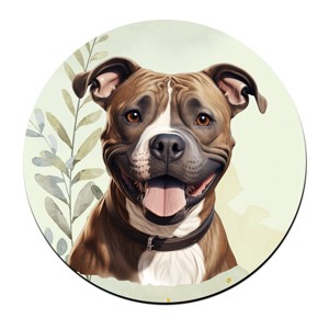 Staffordshire terrier portré mintás bögre alátét, , , MESKA