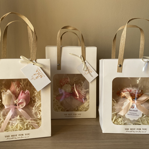 Gyertya tulipánbox (szójagyertyából) - kézműves ajándék bármilyen alkalomra - otthon & életmód - gyertya, illat, aroma - gyertya - Meska.hu
