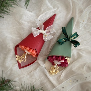 Karácsonyi gyertya margaréta mini csokor (szójagyertya) - kézműves ajándék bármilyen alkalomra - otthon & életmód - gyertya, illat, aroma - gyertya - Meska.hu