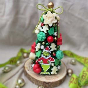 Grincs inspirálta dísz forralt bor illatú illatviasszal (szójaviaszból) - otthon & életmód - gyertya, illat, aroma - gyertya - Meska.hu