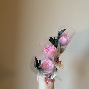 Illatos bazsarózsa (szójaviaszból) - kézműves ajándék Valentin napra, Nőnapra vagy más alkalomra - otthon & életmód - gyertya, illat, aroma - gyertya - Meska.hu