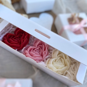 Szív illatviasz díszdobozban-Nőnapra, valentin napra, anyák napjára és más alkalomra - Meska.hu