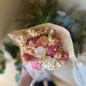 Bazsarózsa csokor illatviasszal (szójaviaszból) - bármilyen alkalomra - Meska.hu