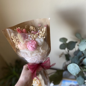 Bazsarózsa csokor illatviasszal (szójaviaszból) - bármilyen alkalomra - otthon & életmód - gyertya, illat, aroma - gyertya - Meska.hu